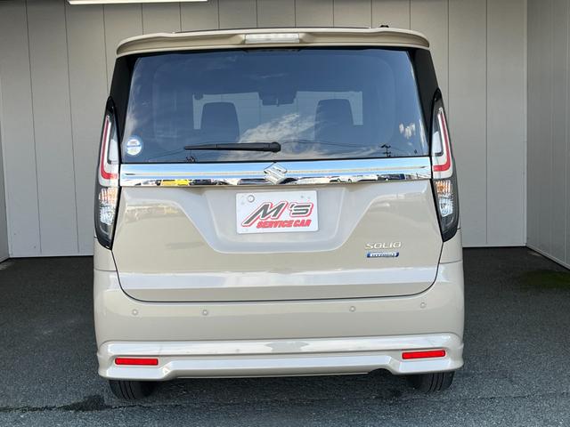 ソリオ ハイブリッドＭＸ　４ＷＤ　衝突被害軽減ブレーキ　左側電動スライドドア　クリアランスソナー　レーンアシスト　シートヒーター　クルコン　ステリモ　オートライト　ＵＳＢ充電　純正１４ＡＷ（6枚目）