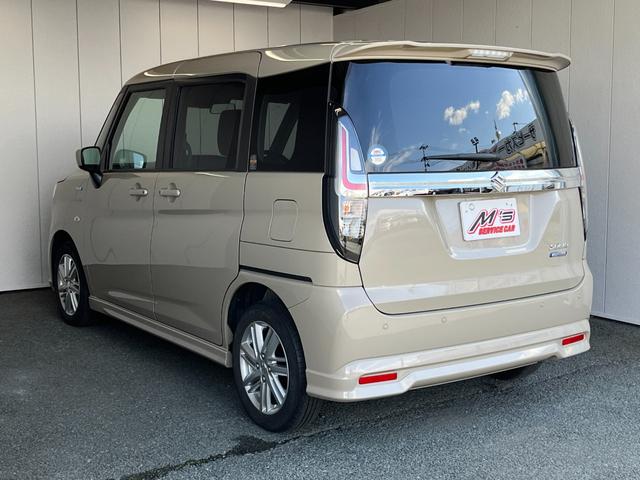 ソリオ ハイブリッドＭＸ　４ＷＤ　衝突被害軽減ブレーキ　左側電動スライドドア　クリアランスソナー　レーンアシスト　シートヒーター　クルコン　ステリモ　オートライト　ＵＳＢ充電　純正１４ＡＷ（7枚目）