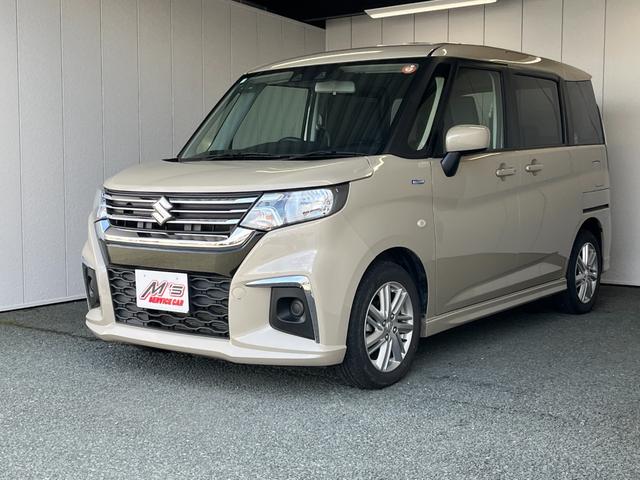 ソリオ ハイブリッドＭＸ　４ＷＤ　衝突被害軽減ブレーキ　左側電動スライドドア　クリアランスソナー　レーンアシスト　シートヒーター　クルコン　ステリモ　オートライト　ＵＳＢ充電　純正１４ＡＷ（41枚目）