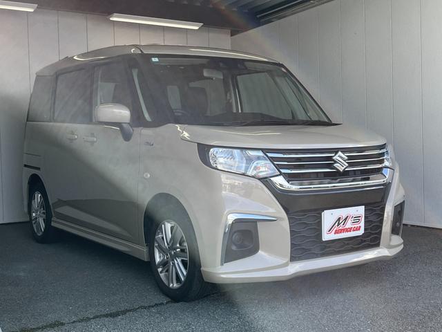 ソリオ ハイブリッドＭＸ　４ＷＤ　衝突被害軽減ブレーキ　左側電動スライドドア　クリアランスソナー　レーンアシスト　シートヒーター　クルコン　ステリモ　オートライト　ＵＳＢ充電　純正１４ＡＷ（43枚目）