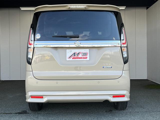 ソリオ ハイブリッドＭＸ　４ＷＤ　衝突被害軽減ブレーキ　左側電動スライドドア　クリアランスソナー　レーンアシスト　シートヒーター　クルコン　ステリモ　オートライト　ＵＳＢ充電　純正１４ＡＷ（45枚目）