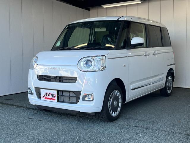 ムーヴキャンバス セオリーＧ　４ＷＤ　届出済未使用車　両側電動スライドドア　全周囲カメラ　オートライト　ＬＥＤライト　クリアランスソナー　ＵＳＢ充電　ドリンクヒーター　衝突被害軽減ブレーキ　シートヒーター　オーディオレス（40枚目）