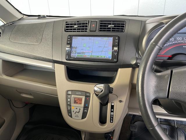 ムーヴ Ｘ　ＳＡ　純正ナビ　バックモニター　ＣＤ・ＤＶＤ可　Ｂｌｕｅｔｏｏｔｈ接続　フルセグＴＶ　ＥＴＣ　オートライト　ハロゲンランプ　衝突被害軽減ブレーキ　横滑り防止装置（10枚目）