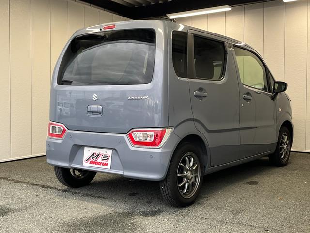 ワゴンＲ ＦＸ　ＭＴ車　走行距離１１００キロ　前後ドラレコ　運転席シートヒーター　ＣＤデッキ　オートライト　レーンアシスト　ソナー　ＡＵＸ　プッシュスタート　社外アルミ（35枚目）