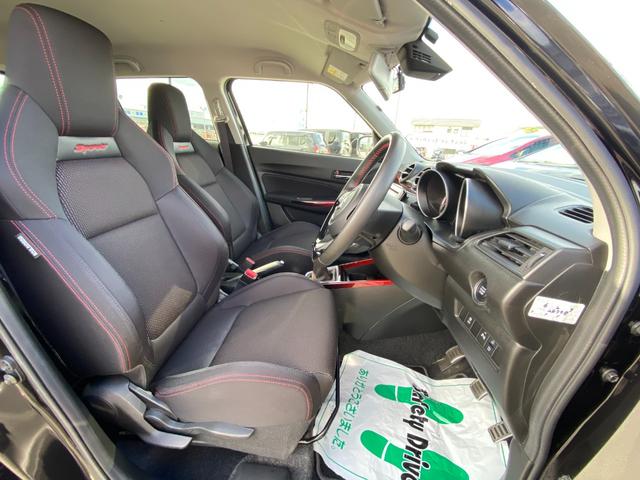 スイフトスポーツ ベースグレード 社外8型メモリーナビ フルセグ DVD Bluetooth セーフティーサポート LEDライト スマートキー シートヒーター ブラインドスポットモニター 前後ドラレコ ETC ワンオーナー(22枚目)