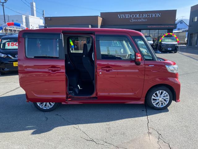 スペーシアカスタム ハイブリッドＧＳ　４ＷＤ　社外メモリーナビ　ワンセグ　ＣＤ　レーダーブレーキ　パーキングセンサー　左パワースライドドア　シートヒーター　ＬＥＤライト　スマートキー　ＥＴＣ　ドラレコ　ワンオーナー（5枚目）