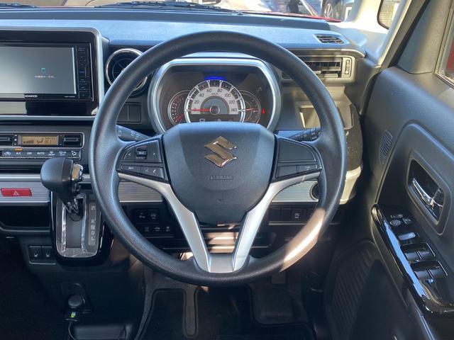 スペーシアカスタム ハイブリッドＧＳ　４ＷＤ　社外メモリーナビ　ワンセグ　ＣＤ　レーダーブレーキ　パーキングセンサー　左パワースライドドア　シートヒーター　ＬＥＤライト　スマートキー　ＥＴＣ　ドラレコ　ワンオーナー（11枚目）