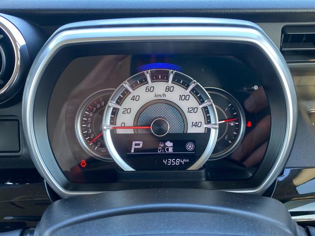 スペーシアカスタム ハイブリッドＧＳ　４ＷＤ　社外メモリーナビ　ワンセグ　ＣＤ　レーダーブレーキ　パーキングセンサー　左パワースライドドア　シートヒーター　ＬＥＤライト　スマートキー　ＥＴＣ　ドラレコ　ワンオーナー（14枚目）