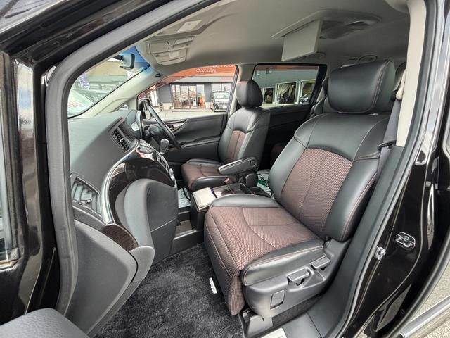 エルグランド 250ハイウェイスターアーバンクロム 4WD 純正メモリーナビ フルセグ DVD Bluetooth アラウンドビューモニター 後席フリップダウンモニター 両側パワースライドドア 社外19インチアルミ ローダウン ハーフレザーシート(26枚目)