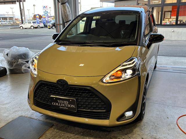 シエンタ Ｇ　４ＷＤ　社外ＳＤナビ　フルセグ　ＤＶＤ　Ｂｌｕｅｔｏｏｔｈ　セーフティーセンス　寒冷地仕様　両側パワースライドドア　ＬＥＤライト　スマートキー一体エンスタ　社外１５インチアルミ　ＥＴＣ（8枚目）