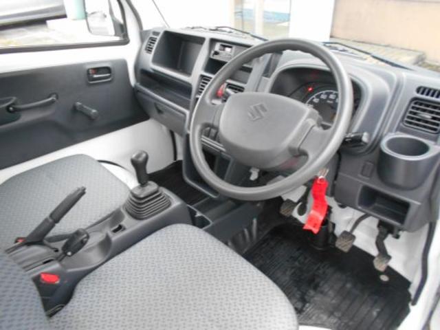 キャリイトラック ＫＣパワステ農繁仕様　４ＷＤ　パワステ　デフロック　荷台作業灯　チェーン　ＭＴ　運転席エアバッグ（5枚目）