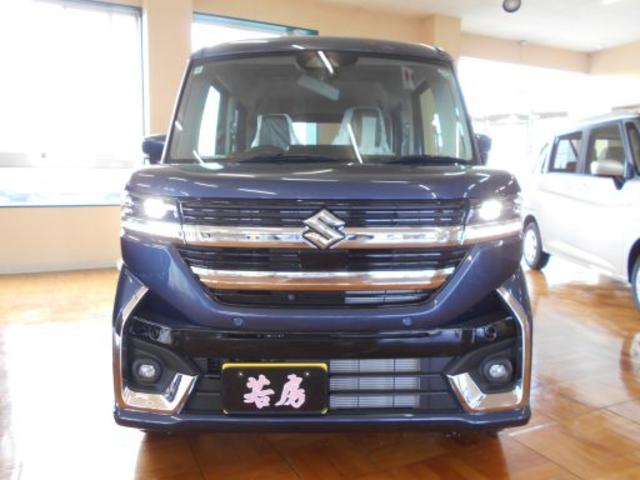 スペーシアカスタム ハイブリッドＸＳ　４ＷＤ　全方位カメラ　両側電動スライドドア　９インチナビＴＶ　オートクルーズコントロール　レーンアシスト　衝突被害軽減システム　アルミ　ＬＥＤ　スマートキー　アイドリングストップ（12枚目）