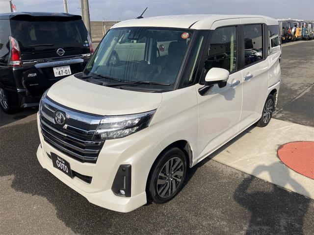 ルーミー カスタムG 4WD ETC バックカメラ ナビ フルセグTV DVD Bluetooth 両側電動スライドドア クリアランスソナー レーダークルコン 衝突被害軽減システム 純正アルミ オートライト LEDランプ(12枚目)