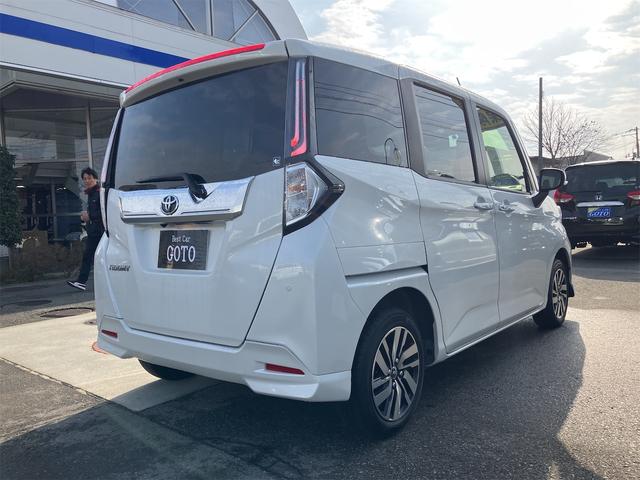 ルーミー カスタムG 4WD ETC バックカメラ ナビ フルセグTV DVD Bluetooth 両側電動スライドドア クリアランスソナー レーダークルコン 衝突被害軽減システム 純正アルミ オートライト LEDランプ(17枚目)