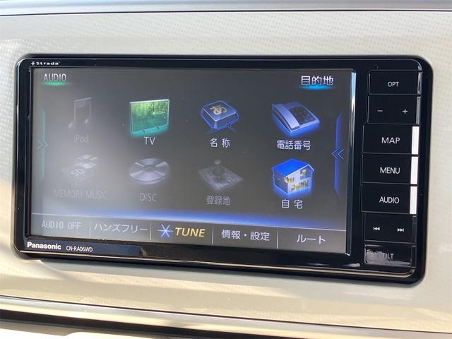 ムーヴキャンバス Ｘ　ＳＡＩＩＩ　４ＷＤ　ナビ　フルセグＴＶ　ＤＶＤ　ＣＤ録音　Ｂｌｕｅｔｏｏｔｈ　バックカメラ　　両側スライドドア　衝突被害軽減システム　オートマチックハイビーム　オートライト　両側スライドドア　パーキングセンサー（4枚目）