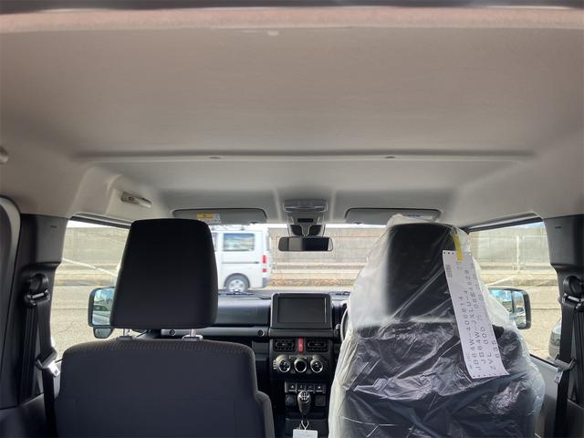 ジムニー ＸＬ　４ＷＤ　届出済未使用車　５速マニュアル　クリアランスソナー　レーンアシスト　衝突被害軽減システム　オートライト　スマートキー　アイドリングストップ　電動格納ミラー　シートヒーター　盗難防止システム（48枚目）