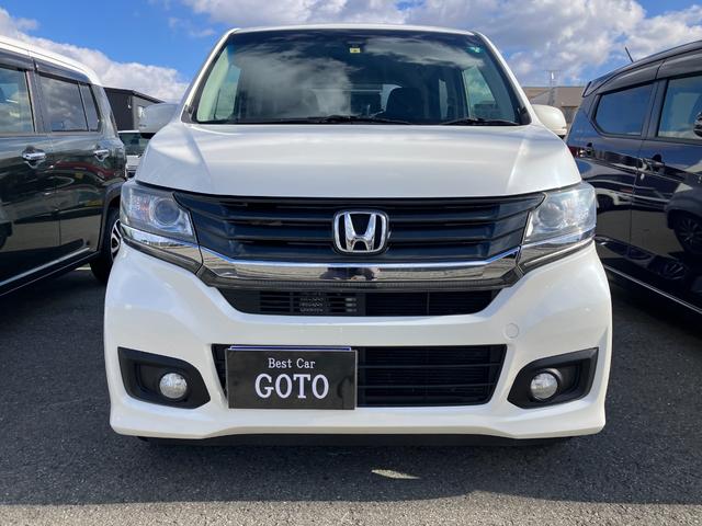 Ｎ－ＷＧＮカスタム Ｇ・Ａパッケージ　４ＷＤ　衝突被害軽減ブレーキ　ナビＴＶ　ＣＤ　Ｂｌｕｅｔｏｏｈ　バックカメラ　ハーフレザーシート　ＨＩＤヘッドランプ　クルーズコントロール　イオンエアコン　純正１４インチアルミ（2枚目）