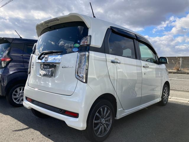 Ｎ－ＷＧＮカスタム Ｇ・Ａパッケージ　４ＷＤ　衝突被害軽減ブレーキ　ナビＴＶ　ＣＤ　Ｂｌｕｅｔｏｏｈ　バックカメラ　ハーフレザーシート　ＨＩＤヘッドランプ　クルーズコントロール　イオンエアコン　純正１４インチアルミ（4枚目）