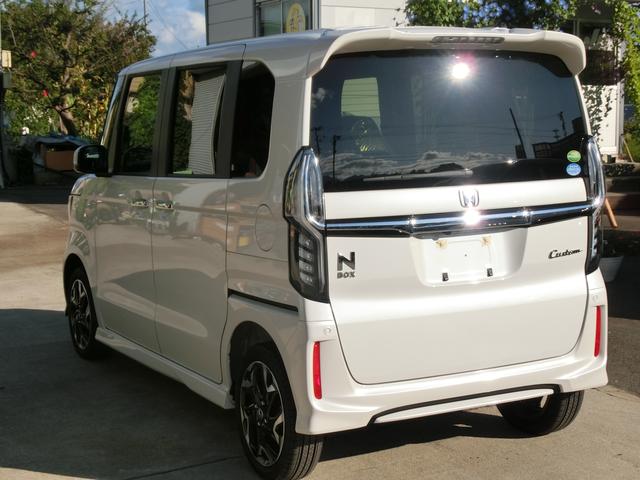 Honda N Box Custom G Ex Turbo Honda Sensing 18 Pearl White 3 Km Details Japanese Used Cars Goo Net Exchange