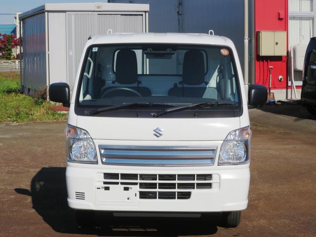 キャリイトラック ＫＣエアコン・パワステ　４ＷＤ　フロア４ＡＴ　キーレスエントリー　衝突安全　ソナー　オートライト　ＡＢＳ　届出済未使用車（2枚目）