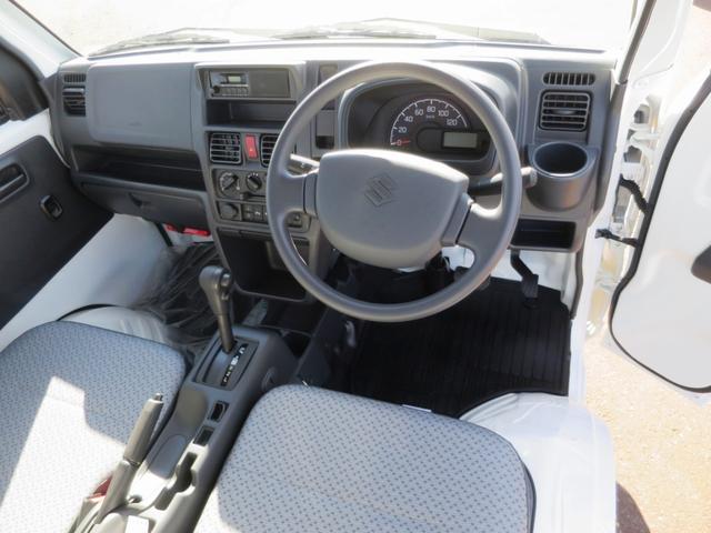キャリイトラック ＫＣエアコン・パワステ　４ＷＤ　フロア４ＡＴ　キーレスエントリー　衝突安全　ソナー　オートライト　ＡＢＳ　届出済未使用車（9枚目）