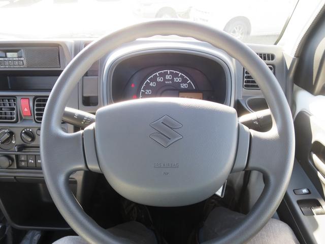 キャリイトラック ＫＣエアコン・パワステ　４ＷＤ　フロア４ＡＴ　キーレスエントリー　衝突安全　ソナー　オートライト　ＡＢＳ　届出済未使用車（10枚目）