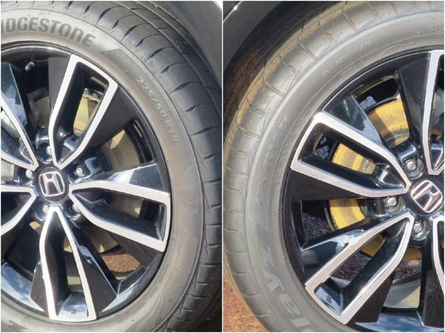 ★１８インチ純正アルミホイールタイヤ　溝深さ８ｍｍ