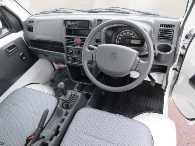 キャリイトラック KCエアコン・パワステ 4WD 5MT キーレス 衝突安全 ソナー オートライト 届出済未使用車(8枚目)