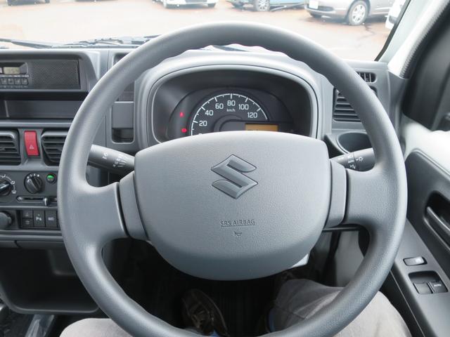 キャリイトラック ＫＣエアコン・パワステ　４ＷＤ　４ＡＴ　キーレス　衝突安全　ソナー　オートライト　届出済未使用車（9枚目）