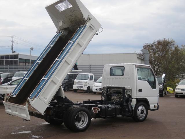 エルフトラック 強化フルフラットローダンプ 2WD 2トンダンプ フロア5MT 電動コボレーン エアコン パワステ ABS(3枚目)