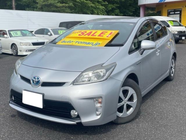 プリウス Ｓ　ナビ　ＣＤ　ＨＩＤ　アイドリングストップ　ＥＴＣ　スマートキー　アルミホイール　衝突安全ボディ　横滑り防止　運・助・サイドエアバッグ（2枚目）