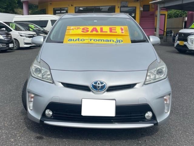 プリウス Ｓ　ナビ　ＣＤ　ＨＩＤ　アイドリングストップ　ＥＴＣ　スマートキー　アルミホイール　衝突安全ボディ　横滑り防止　運・助・サイドエアバッグ（3枚目）