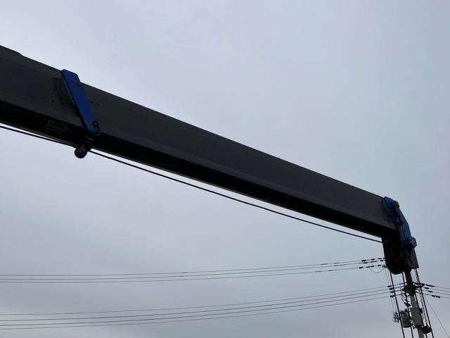 　タダノ　４段クレーン（２．９３ｔ吊）　大型　アルミブロック　床フック１６個　台枠フック６個　ラジコン付　積載量１２５００ｋｇ　ＥＴＣ(13枚目)