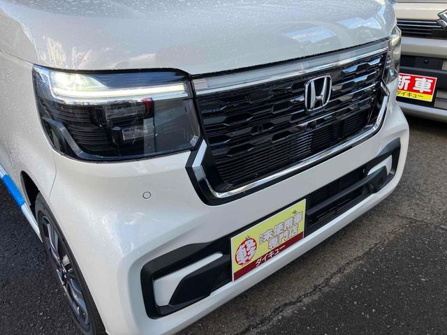 Ｎ－ＢＯＸカスタム ベースグレード　届け出済み未使用車　バックカメラ　両側スライド・片側電動　クリアランスソナー　オートクルーズコントロール　レーンアシスト　衝突被害軽減システム　オートライト　ＬＥＤヘッドランプ　スマートキー（17枚目）