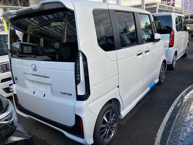 Ｎ－ＢＯＸカスタム ベースグレード　届け出済み未使用車　バックカメラ　両側スライド・片側電動　クリアランスソナー　オートクルーズコントロール　レーンアシスト　衝突被害軽減システム　オートライト　ＬＥＤヘッドランプ　スマートキー（18枚目）