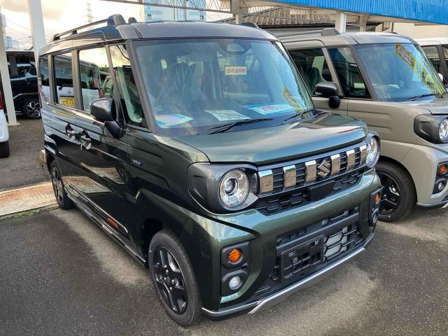 スペーシアギア ハイブリッドＸＺ　４ＷＤ　届け出済み未使用車　両側電動スライドドア　クリアランスソナー　オートクルーズコントロール　レーンアシスト　衝突被害軽減システム　オートライト　ＬＥＤヘッドランプ　ヘッドライトウォッシャー（15枚目）