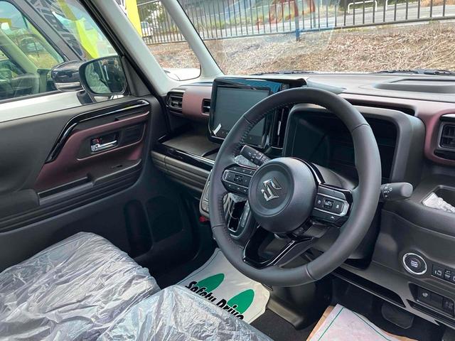 スペーシアカスタム ハイブリッドXS 4WD 届け出済み未使用車 全周囲カメラ 両側電動スライドドア ナビ クリアランスソナー オートクルーズコントロール レーンアシスト 衝突被害軽減システム オートライト LEDヘッドランプ(13枚目)