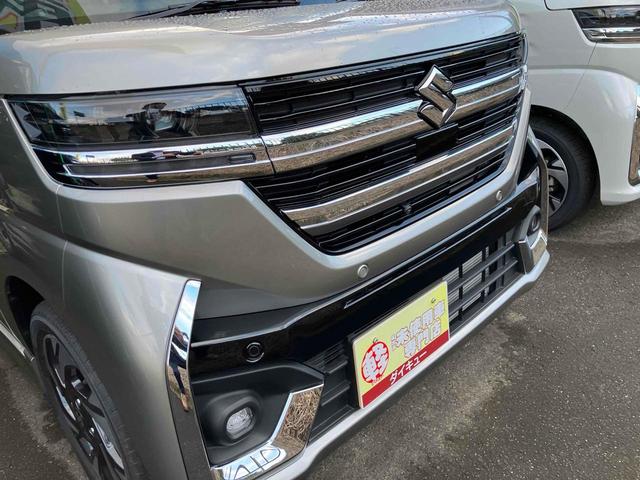 スペーシアカスタム ハイブリッドXS 4WD 届け出済み未使用車 全周囲カメラ 両側電動スライドドア ナビ クリアランスソナー オートクルーズコントロール レーンアシスト 衝突被害軽減システム オートライト LEDヘッドランプ(18枚目)