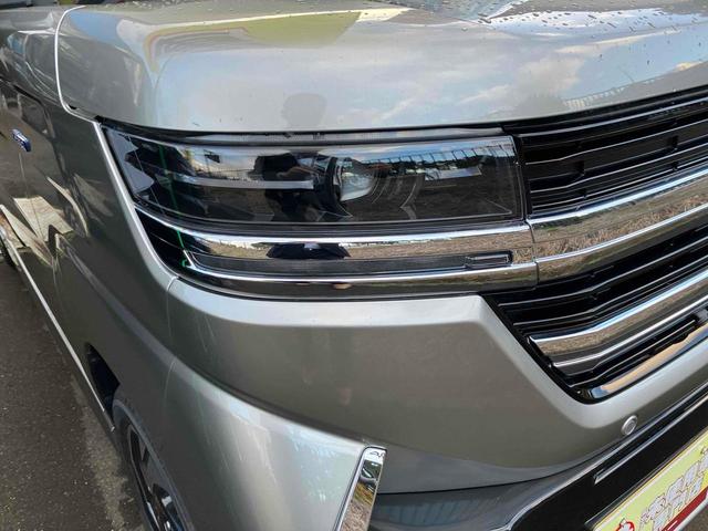 スペーシアカスタム ハイブリッドXS 4WD 届け出済み未使用車 全周囲カメラ 両側電動スライドドア ナビ クリアランスソナー オートクルーズコントロール レーンアシスト 衝突被害軽減システム オートライト LEDヘッドランプ(19枚目)