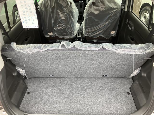 アルト ハイブリッドＳ　４ＷＤ　届け出済み未使用車　バックカメラ　クリアランスソナー　レーンアシスト　衝突被害軽減システム　オートライト　キーレスエントリー　アイドリングストップ　電動格納ミラー　シートヒーター　ＣＶＴ（36枚目）