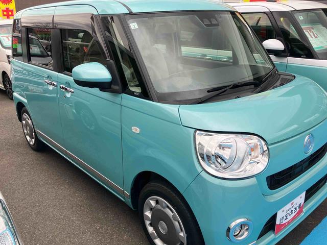 ムーヴキャンバス Ｘメイクアップリミテッド　ＳＡＩＩＩ　車検整備付　４ＷＤ　ＣＶＴ　６６０ｃｃ　車検整備付　ナビ　全方位モニター　両側電動スライドドア　衝突被害軽減ブレーキ　横滑り防止装置　ＡＢＳ　アイドリングストップ　プッシュボタンスタート　ワンオーナー車（6枚目）