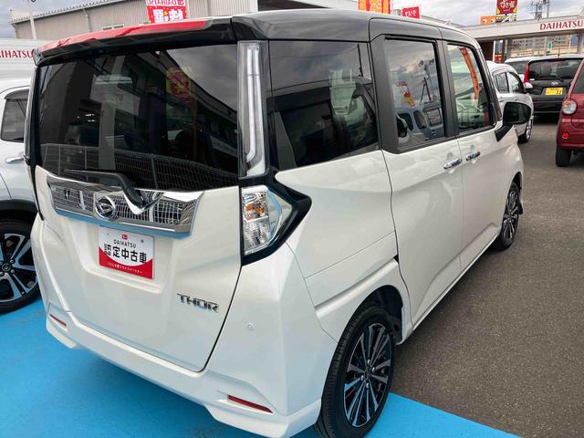 トール カスタムＧ　ターボ　両側電動スライドドア　２ＷＤ　ＣＶＴ　１０００ｃｃ　衝突被害軽減ブレーキ　横滑り防止装置　ＡＢＳ　アイドリングストップ　プッシュボタンスタート　ワンオーナー車（4枚目）