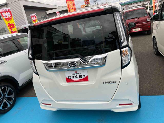 トール カスタムＧ　ターボ　両側電動スライドドア　２ＷＤ　ＣＶＴ　１０００ｃｃ　衝突被害軽減ブレーキ　横滑り防止装置　ＡＢＳ　アイドリングストップ　プッシュボタンスタート　ワンオーナー車（5枚目）