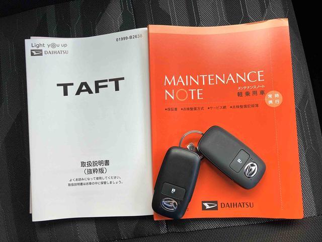 タフト Ｇ　ダーククロムベンチャー　ｅｃｏＩＤＬＥ非装着車　２ＷＤ　ＣＶＴ　６６０ｃｃ　衝突被害軽減ブレーキ　横滑り防止装置　ＡＢＳ　サイドエアバッグ　プッシュボタンスタート　ディスプレイオーディオ　バックモニター　クルーズコントロール　スカイフィールトップ（66枚目）