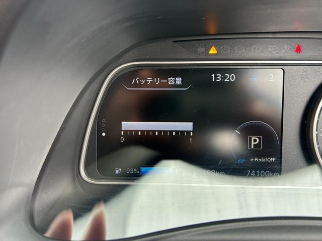 リーフ X 純正ナビBluetooth TV バックカメラ ETC クルコン TVKIT付(13枚目)