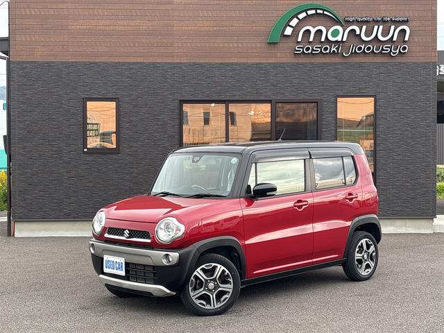 ハスラー Xターボ ETC ナビ 衝突被害軽減システム オートライト HID スマートキー アイドリングストップ 電動格納ミラー シートヒーター ベンチシート CVT 盗難防止システム ABS ESC CD DVD再生(2枚目)