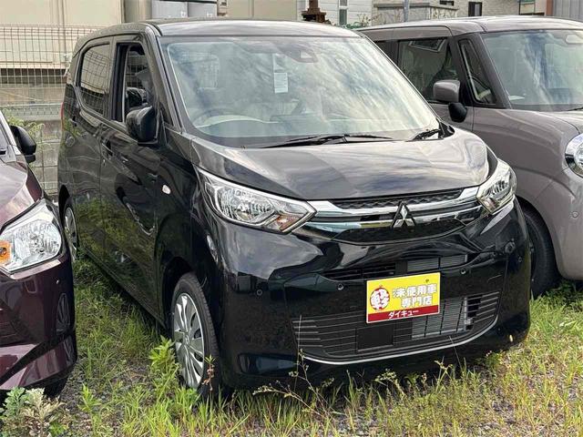 ｅＫワゴン Ｍ　届け出済み未使用車　バックカメラ　クリアランスソナー　レーンアシスト　衝突被害軽減システム　オートライト　キーレスエントリー　アイドリングストップ　電動格納ミラー　シートヒーター　ベンチシート　ＣＶＴ（8枚目）