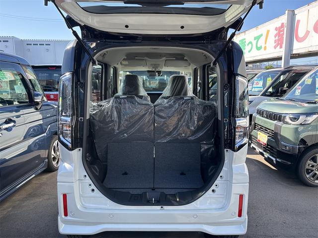スペーシアカスタム ハイブリッドXS 届け出済み未使用車 両側電動スライドドア クリアランスソナー オートクルーズコントロール レーンアシスト 衝突被害軽減システム オートライト LEDヘッドランプ スマートキー アイドリングストップ(35枚目)