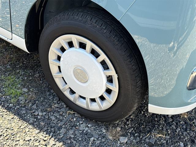 ムーヴキャンバス ストライプスＧ　４ＷＤ　両側電動スライドドア　クリアランスソナー　衝突被害軽減システム　オートライト　ＬＥＤヘッドランプ　スマートキー　アイドリングストップ　電動格納ミラー　シートヒーター　ベンチシート　ＣＶＴ（9枚目）