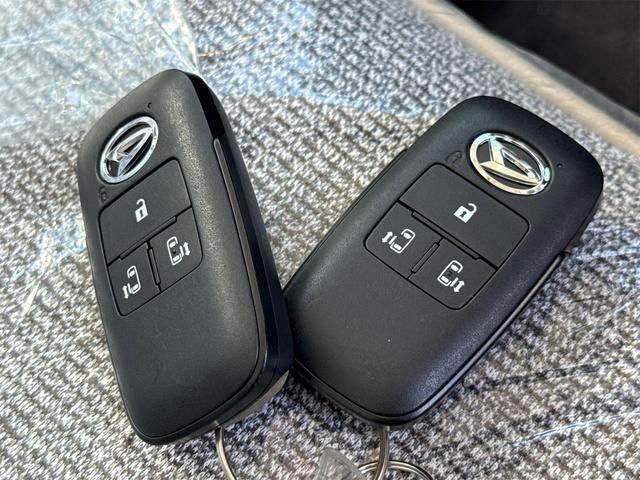 ムーヴキャンバス ストライプスＧ　４ＷＤ　両側電動スライドドア　クリアランスソナー　衝突被害軽減システム　オートライト　ＬＥＤヘッドランプ　スマートキー　アイドリングストップ　電動格納ミラー　シートヒーター　ベンチシート　ＣＶＴ（26枚目）